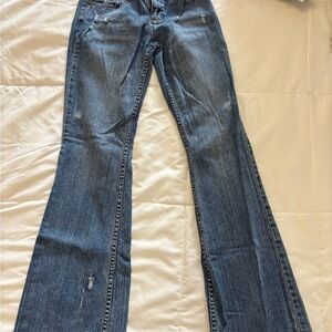 Calvin Klein Jeans Blue Flare & Wide Leg Jeans
